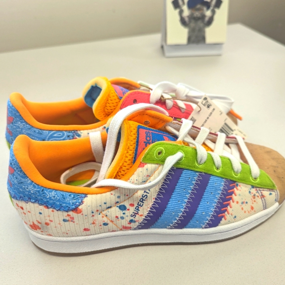Adidas Women’s Superstar G20 CM 201 x S.E.E.D Paint Splattered 2022 S